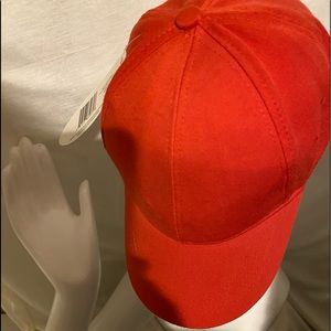 Cap Baseball Red 100% Cotton by Max Grey One Size